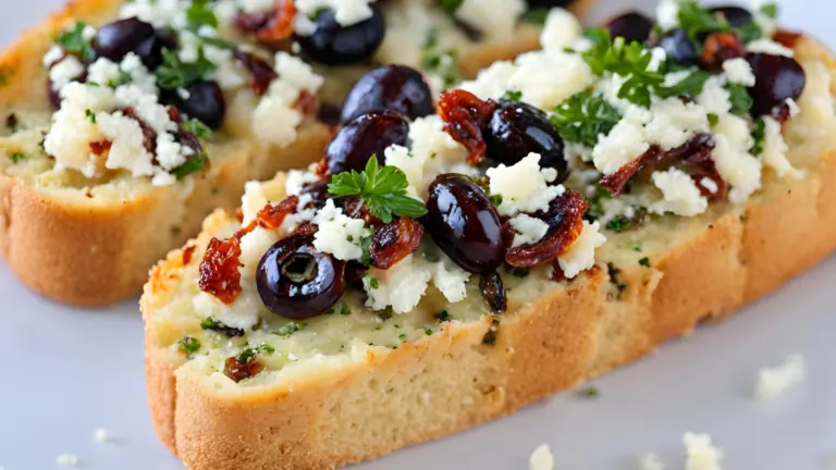 Mediterranean Garlic Bread