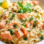 sicilian salmon risotto