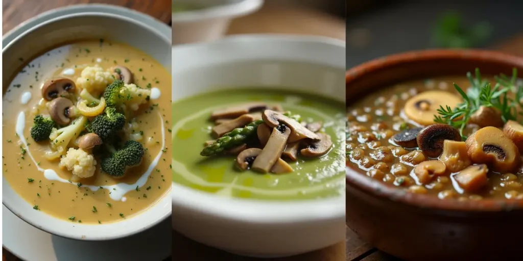 vegetarian mushroom soups recipes