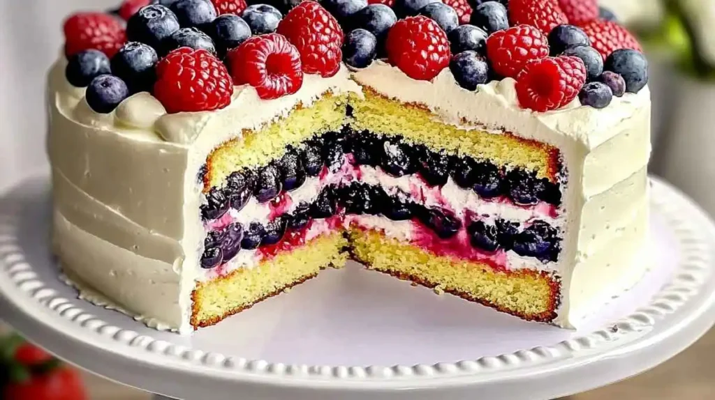 berry chantilly cake