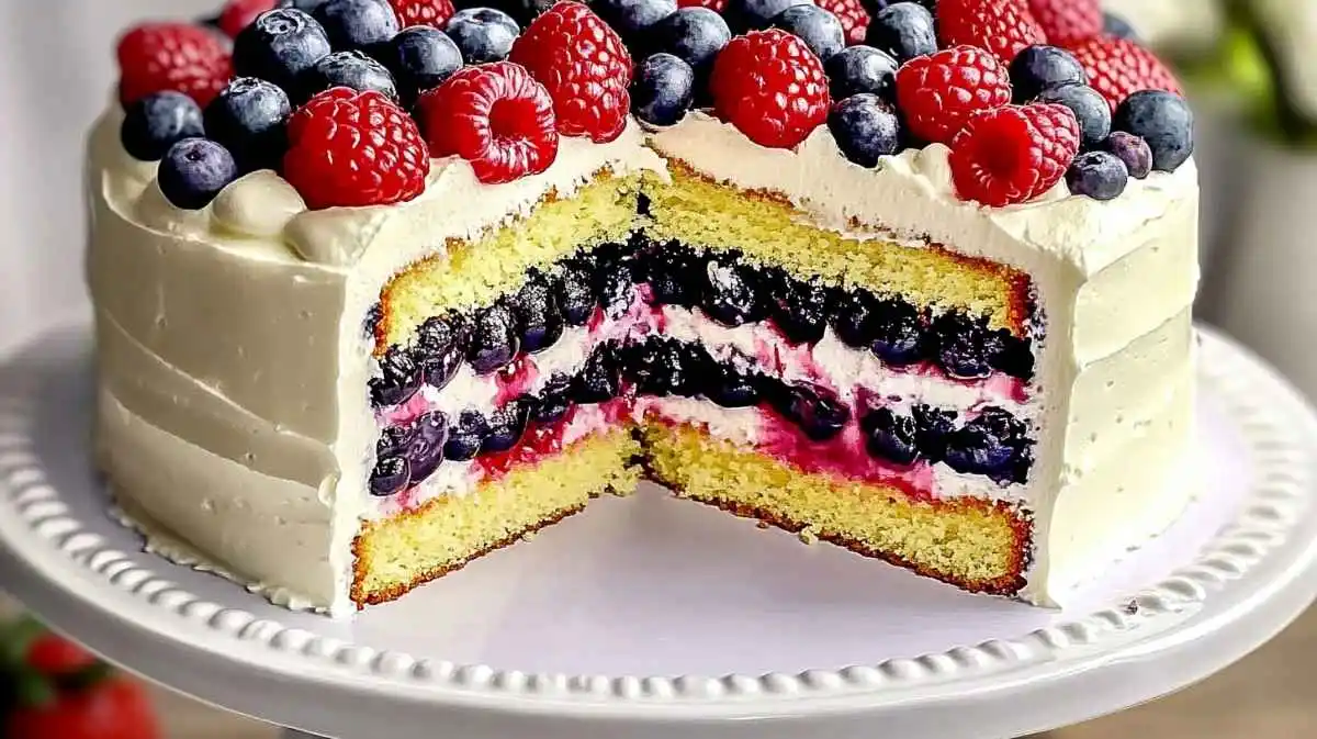 berry chantilly cake