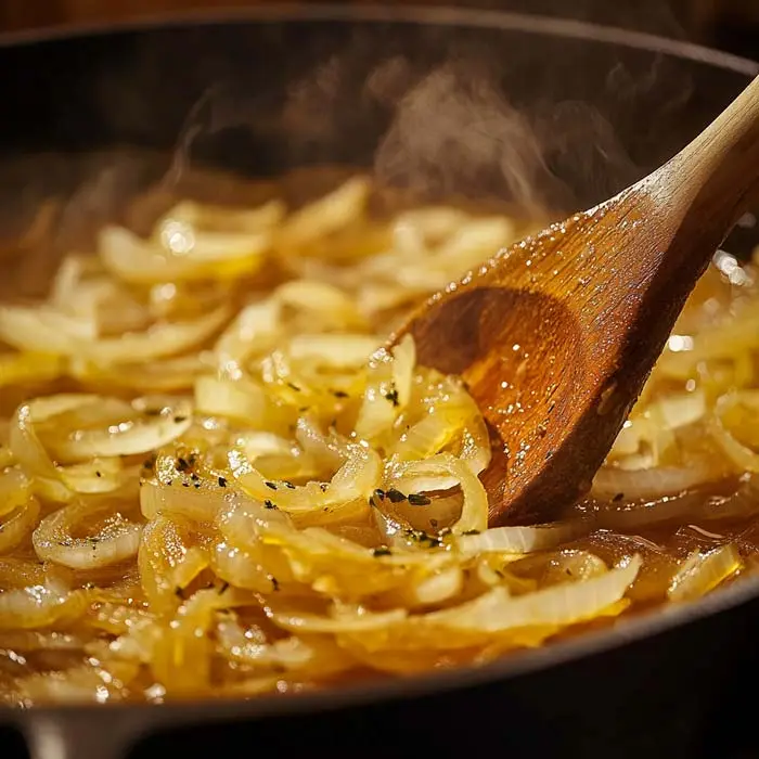 caramilized onion french onion mushroom soup