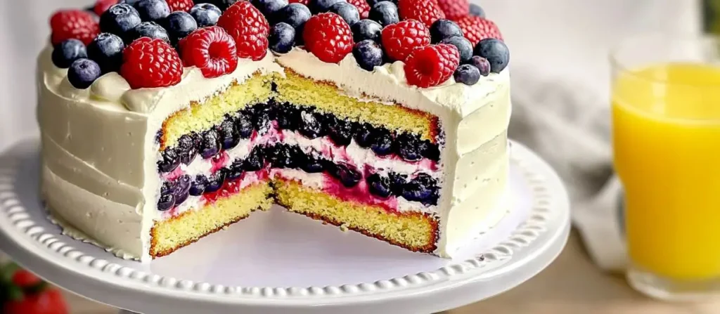 how to make berry chantilly cake