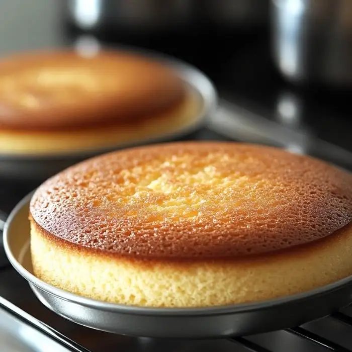 moist vanilla sponge cakes