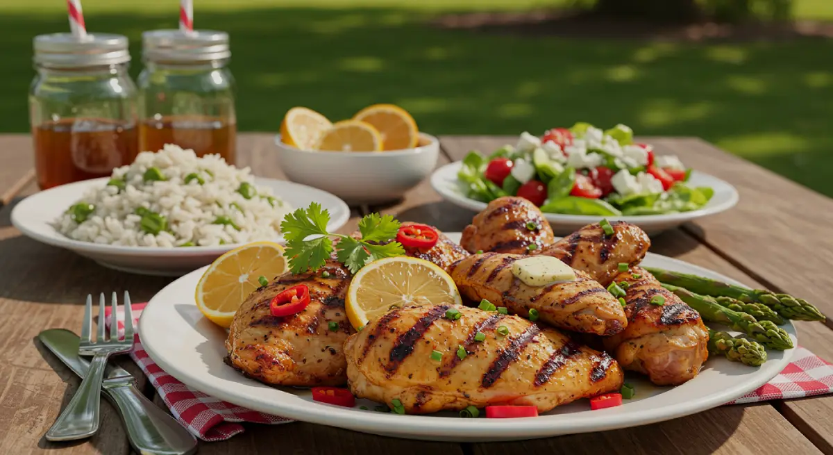 Grilled Lemon Pepper Chicken