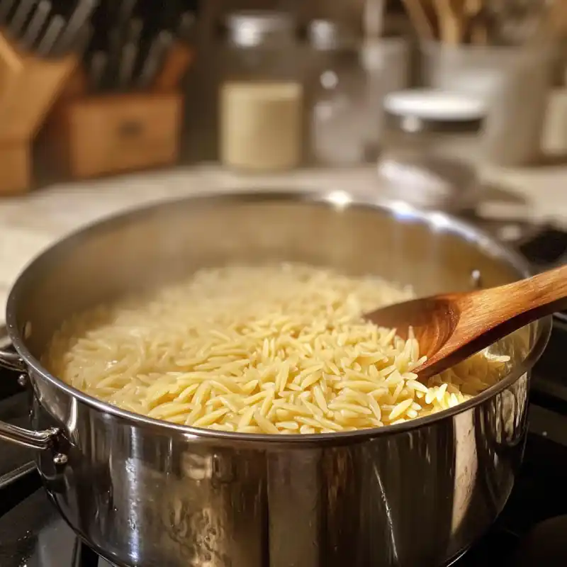boiling orzo