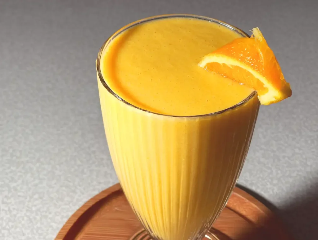 best mango orange greek yogurt smoothie, high protein