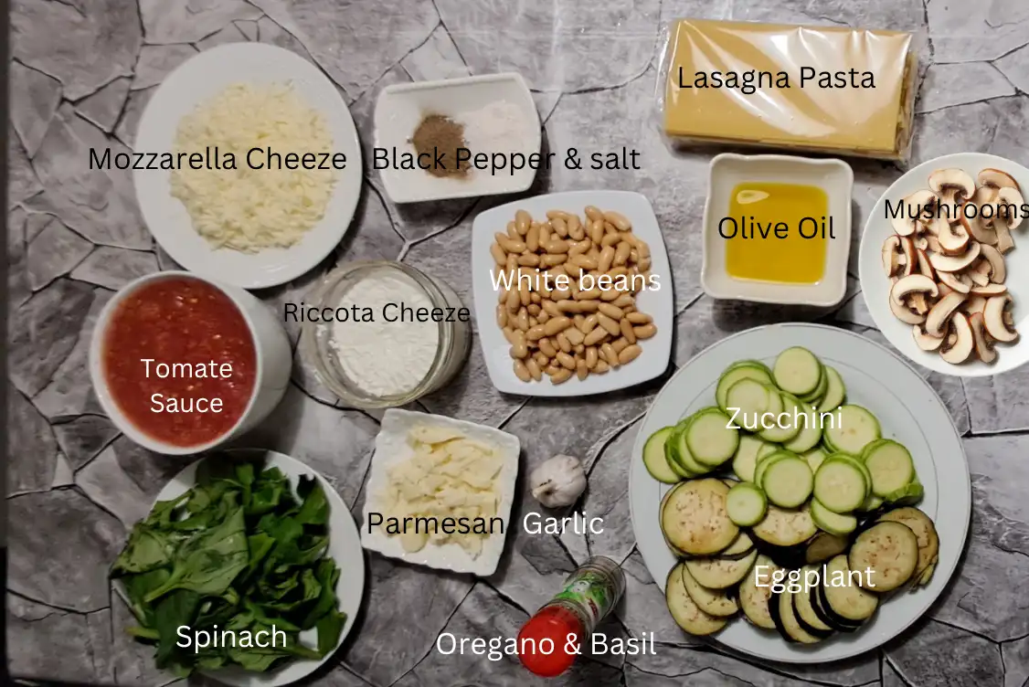 ingredients high protein vegetarian lasagna ingredients